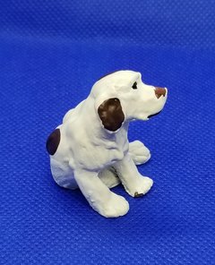 Dog - White With Brown Spots – Freedom Miniatures