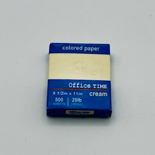 Cream Coloured Printer Paper - 1/12 Scale – Freedom Miniatures