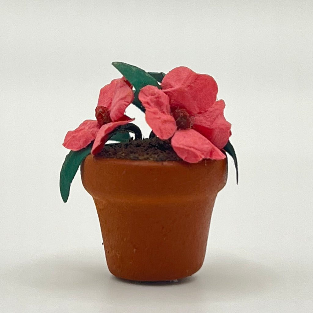 Miniature potted flowers 1/6 scale Handmade