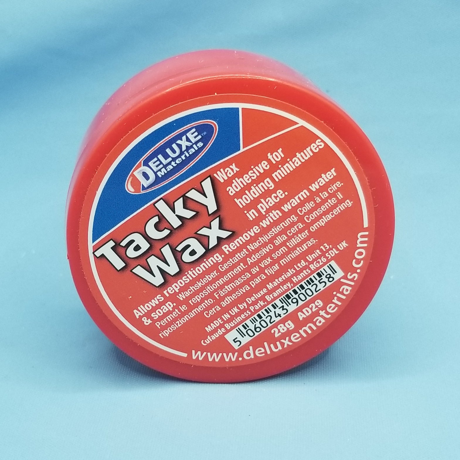 Deluxe cera adhesiva Tacky Wax 28g compra venta tienda online