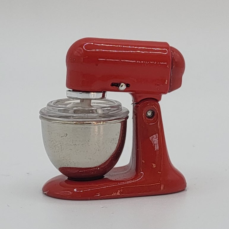 Dollhouse Miniatures Empire RED Accessories Mixer Electric Kitchenware 9571