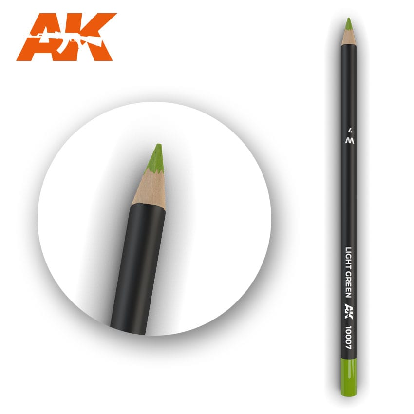 AK Interactive Weathering Pencil Bright Green Freedom Miniatures