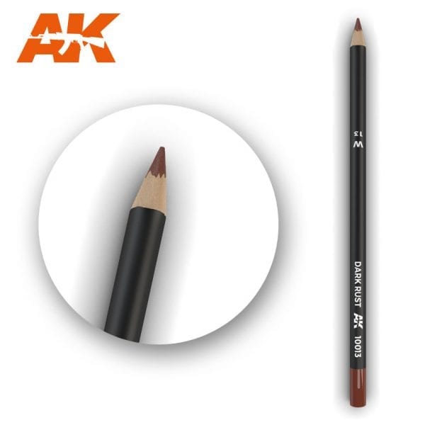 AK Interactive Weathering Pencil Dark Red Freedom Miniatures