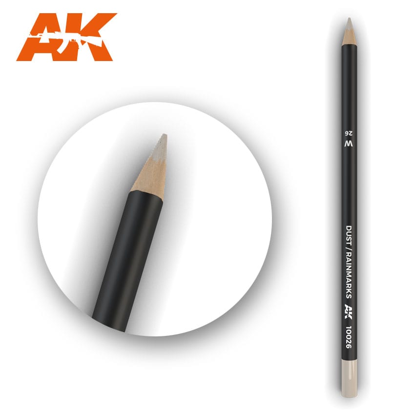 AK Interactive Weathering Pencil Light Gray Freedom Miniatures