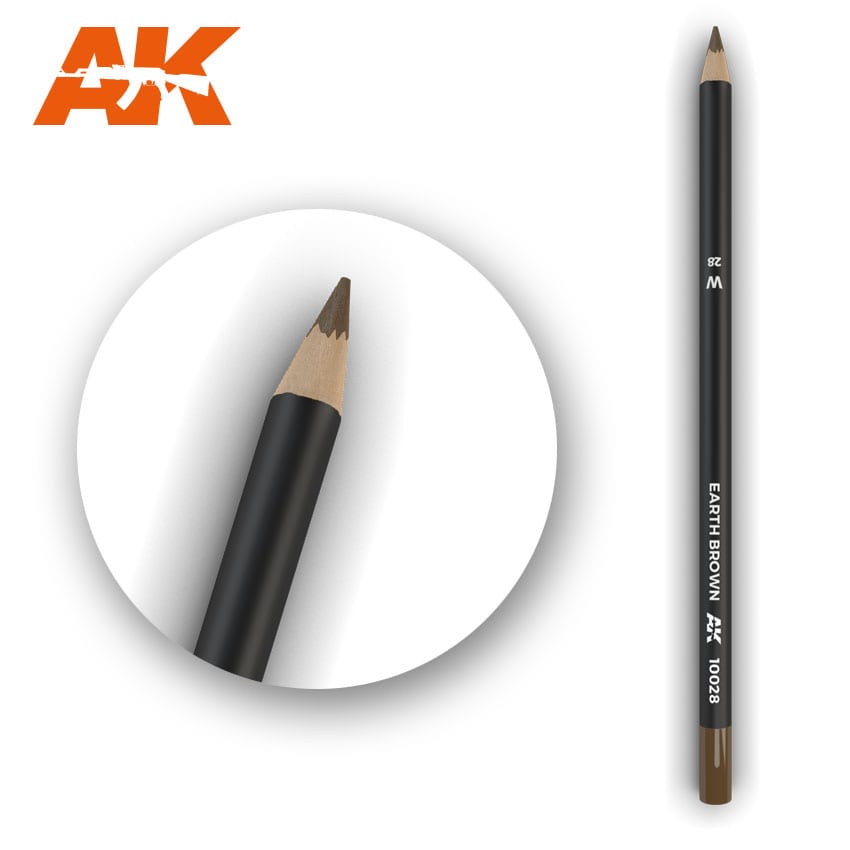 AK Interactive Weathering Pencil Brown Freedom Miniatures