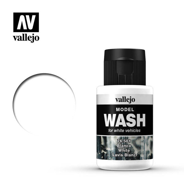 Vallejo Model Wash 76.501 - White – Freedom Miniatures