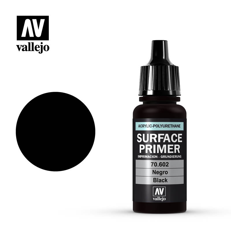 Vallejo Surface Primer 70.602 - Black – Freedom Miniatures